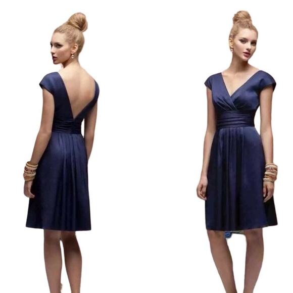 NEW Lela Rose V-Neck Cocktail Bridesmaid Dress - Picture 1 of 9